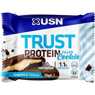 USN Trust Filled Cookie, 75g, Cookies & Cream - Protein Bar