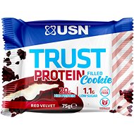 USN Trust Filled Cookie, 75g, red velvet - Protein Bar
