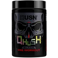 USN Qhush Black 220g, berry flame - Pre-Workout Supplement