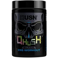 USN Qhush Black 220g, blue raspberry - Pre-Workout Supplement