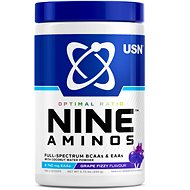 USN Nine Aminos 330 g, Grape Fizzy Pop - Amino Acids