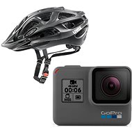 Uvex Supersonic Cc, Black Mat S / M + Gopro Hero 6 - Bike Helmet