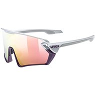 Uvex sport sunglasses 231 silver pl. m/mir. rose - Cycling Glasses