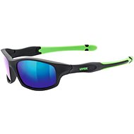 Uvex sport sunglasses 507 black m. gr/mir. green - Cycling Glasses