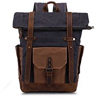 Valmio Gwood dark grey-brown - City Backpack