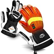 Neberon HG-HG040E Five Finger Heated Gloves Black+White - Heated Gloves