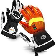Neberon HG-HG040E Five Finger Heated Gloves Size XL Black+White - Heated Gloves