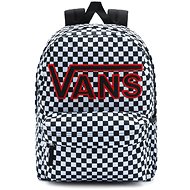 Vans WM REALM FLYING V BA BLACK/CHECKER - City Backpack