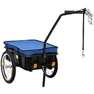 SHUMEE Bike trailer / hand truck 155 × 60 × 83 cm, steel, blue - Bicycle Trailer