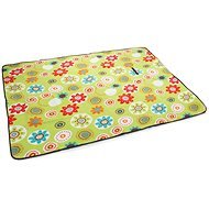 Verk Pikniková deka 150 × 200 cm květy zelená - Picnic Blanket