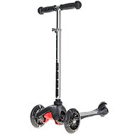 Micro-Trading Children's scooter - black, with LED wheels, age 2+ - Children's Scooter