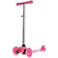 Micro-Trading Children's scooter - pink, with LED wheels, age 2+ - Children's Scooter