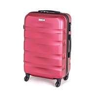 Pretty Up ABS29 plastic trolley, medium, 58 l, burgundy - Suitcase