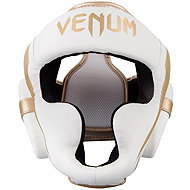 Venum ELITE, white/gold - Sparring Helmet