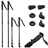 ISO 8860 Folding with accessories 2pcs black - Trekking Poles