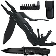 Verk 14383 Víceúčelový kapesní nůž MULTITOOL 21 v 1 černý - Nůž