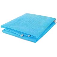 Verk 24064 Foldable beach mat 200 × 200 cm mesh blue - Beach lounger