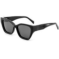 VeyRey Acetate Polarized Sunglasses Antitot, Black Frame, Black Glasses - Glasses