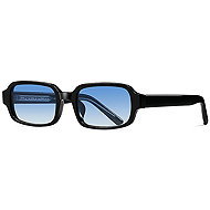 VeyRey Nonmock sunglasses, black frame, blue lenses - Glasses