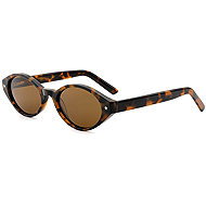 VeyRey acetate sunglasses polarized Aest, leopard rim, brown lenses - Glasses