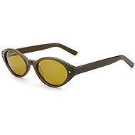 VeyRey acetate sunglasses polarized Aest, brown frame, yellow lenses - Glasses