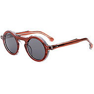 VeyRey acetate polarized sunglasses Trozu, brown frame, black lenses - Glasses