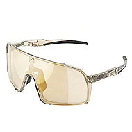 VeyRey Photochromic Sports Sunglasses Ogharod Transparent-Grey Rim Gold Glasses - Cycling Glasses
