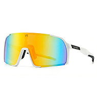 VeyRey Sports Kids Sunglasses Wegub White Rim Gold Glasses - Cycling Glasses