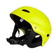 WRE Flash Helmet with light L/XL reflective yellow - Paddling Helmet