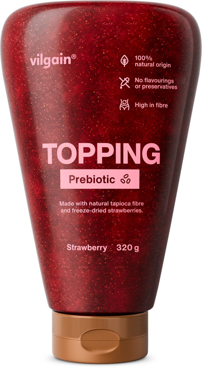 Vilgain Prebiotic Topping 320 g Strawberry - Syrup