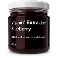 Vilgain Extra blueberry jam without added sugar 200 g - Jam