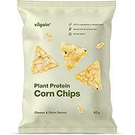 Vilgain BIO corn protein chips 60 g Onion with cheese - Healthy Crisps