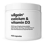 Vilgain Calcium + Vitamin D3 120 capsules - Vitamins