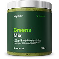 Vilgain Greens Mix Green Apple Decaf 300 g - Sports Drink
