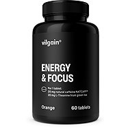 Vilgain Energy & Focus Tabs orange 60 tablets - Stimulant