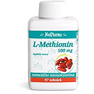 MedPharma L-Methionine 500 mg, 97 capsules - Methionine