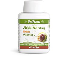 MedPharma Aescin 30 mg Extra vitamin C, 67 tablets - Dietary Supplement