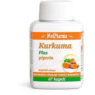 MedPharma Turmeric Plus piperine, 67 capsules - Dietary Supplement