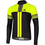Etape Comfort Black/Yellow Fluo M - Cycling Jersey