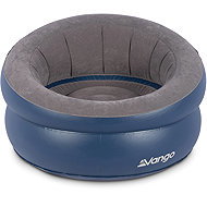 Vango Inflatable Donut Flocked Chair DLX Dark Blue - Camping Armchair
