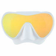 Aqua Lung Nabul SN mirrored visor, white - Snorkel Mask
