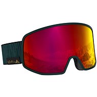 Salomon LO FI SIGMA Green/Univ Pop Red - Ski Goggles