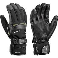 Leki Performance S GTX Black-lime-white, Size 7 - Ski Gloves
