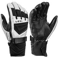 Leki Griffin S White-Black-Graphite Size 10 - Ski Gloves