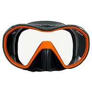 Apeks mask VX1 Pure Clear, dark grey/orange - Diving Mask