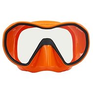 Apeks mask VX1 Pure Clear, orange/dark grey - Diving Mask
