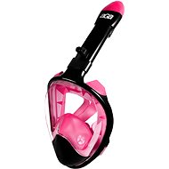 Aga Full Face Snorkelling Mask L/XL DS1113 black/pink - Snorkel Mask
