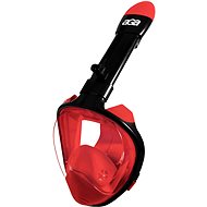 Aga Full-face snorkelling mask S/M DS1121 black/red - Snorkel Mask