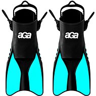 Aga Fins 38-42 black/turquoise - Fins