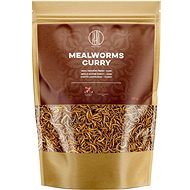 BrainMax Pure Mealworms, curry, 40 g - Healthy Crisps